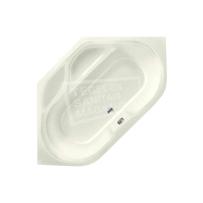 Xenz New Guinea 140x140 hoekbad 270L Edelweiss mat Xenz New Guinea 140x140 hoekbad 270L Edelweiss mat