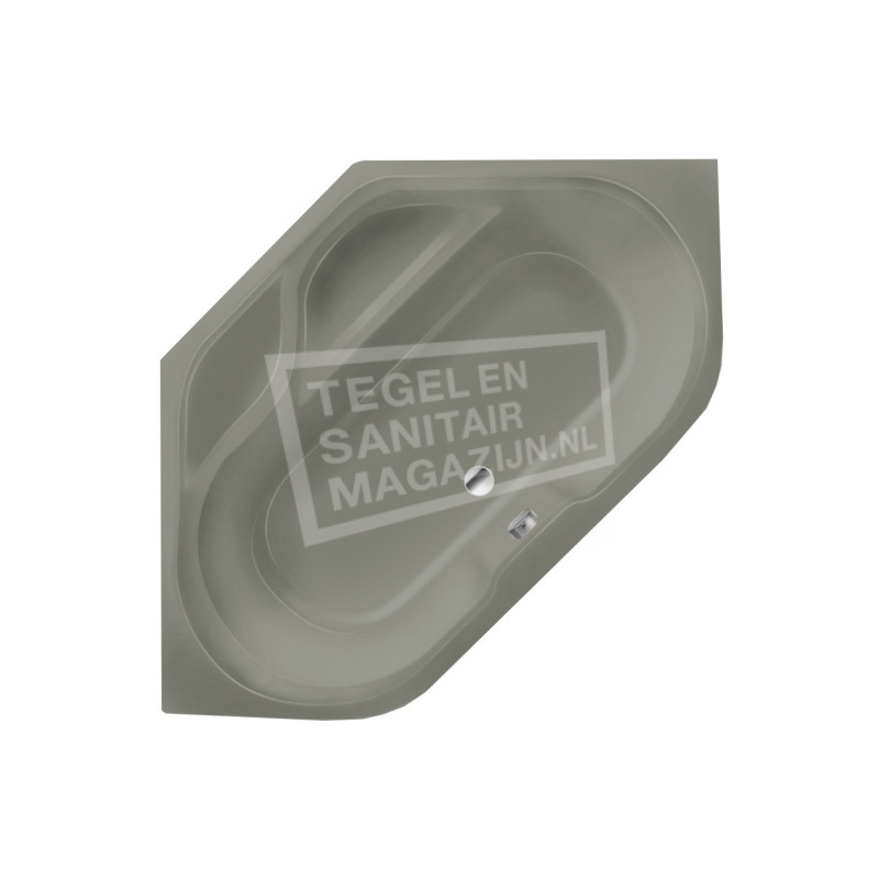 Xenz New Guinea 140x140 hoekbad 270L Cement mat Xenz New Guinea 140x140 hoekbad 270L Cement mat