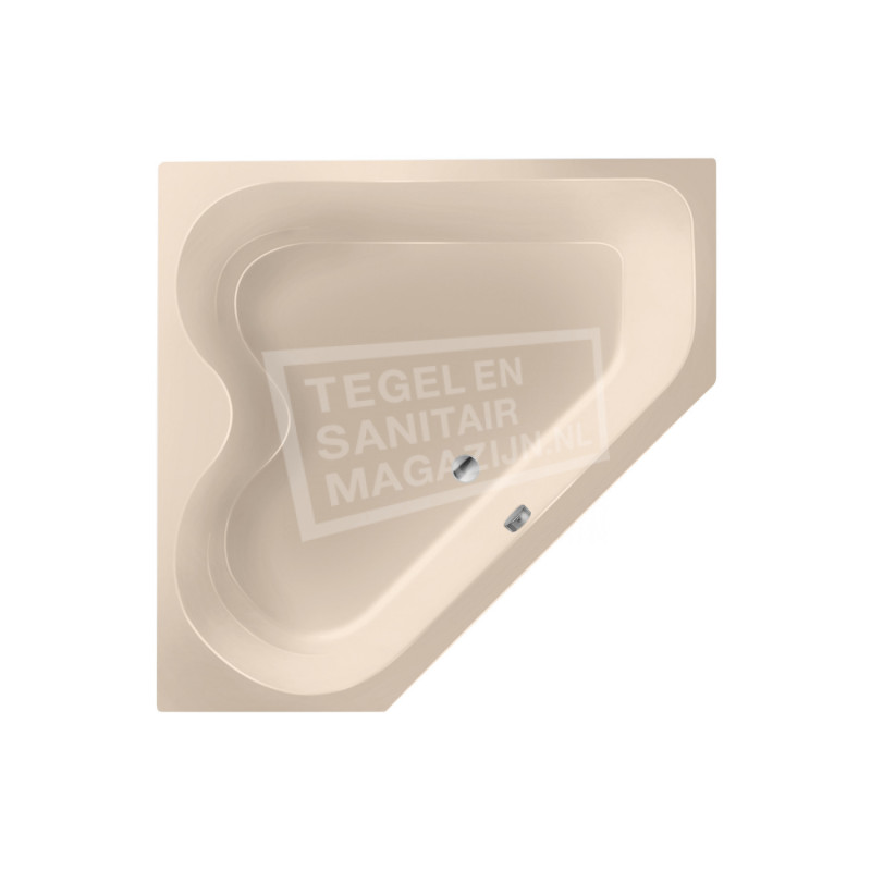 Xenz Cyprus 145x145 hoekbad 420L Creme mat Xenz Cyprus 145x145 hoekbad 420L Creme mat