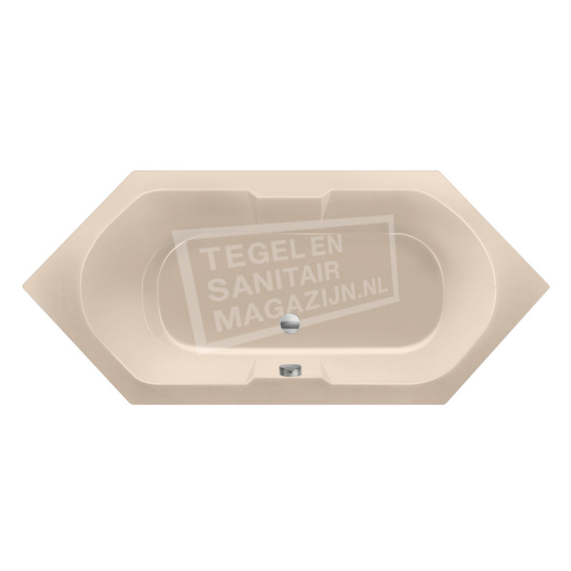 Xenz Antilla 190x80 cm ligbad 225L Creme mat Xenz Antilla 190x80 cm ligbad 225L Creme mat